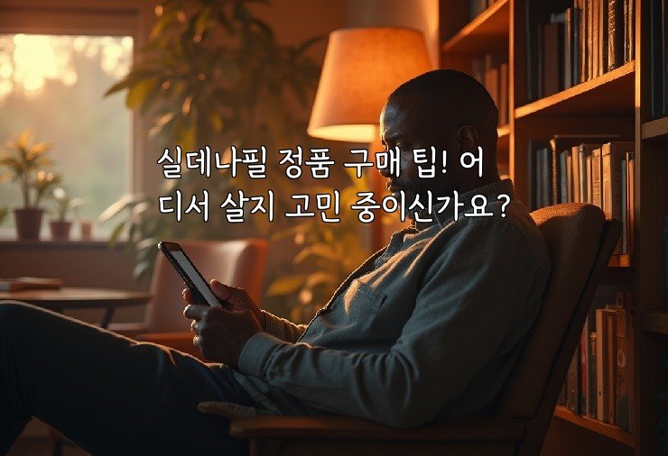 실데나필 정품 구매 팁! 어디서 살지 고민 중이신가요?