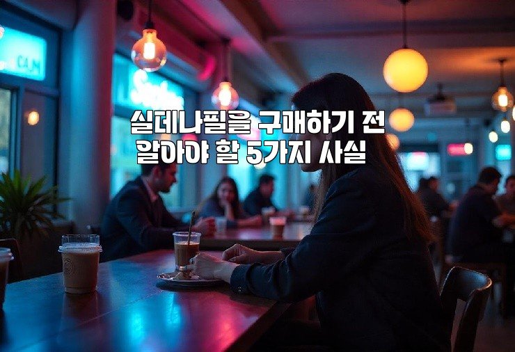 실데나필을 구매하기 전 알아야 할 5가지 사실