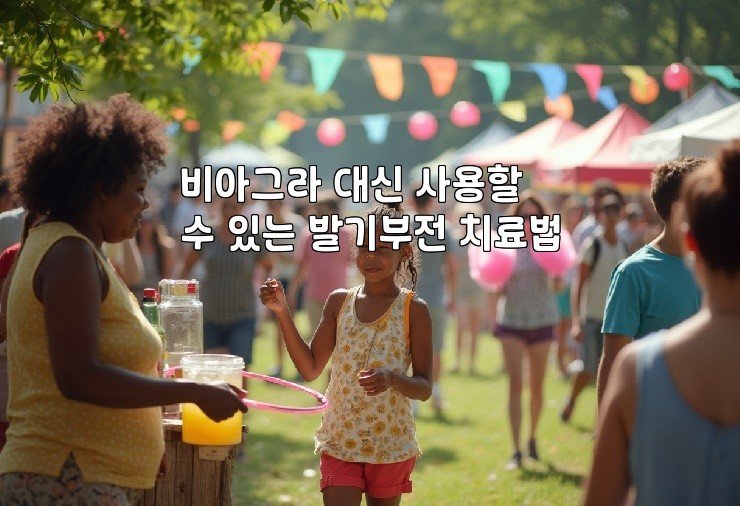 비아그라 대신 사용할 수 있는 발기부전 치료법
