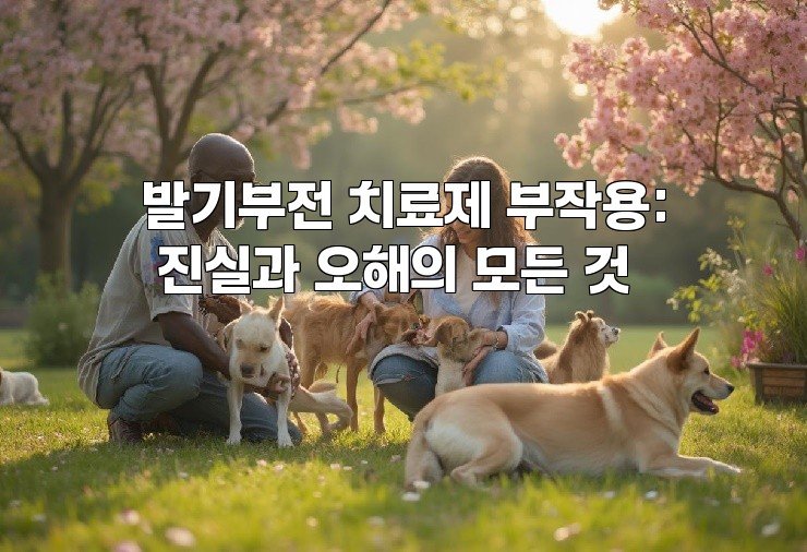 발기부전 치료제 부작용: 진실과 오해의 모든 것