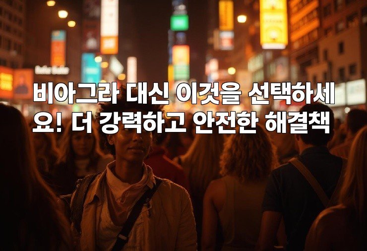 비아그라 대신 이것을 선택하세요! 더 강력하고 안전한 해결책
