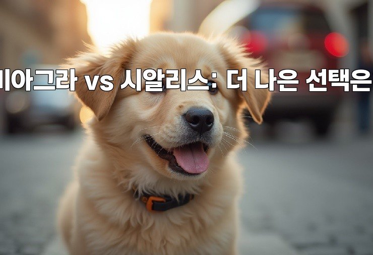비아그라 vs 시알리스: 더 나은 선택은?